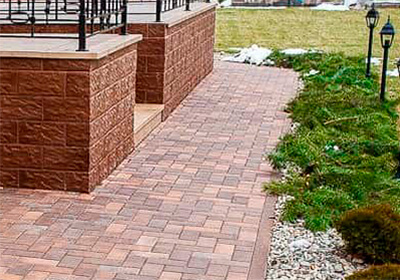 Укладка тротуарной плитки