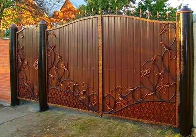 Установка ворота и калитки