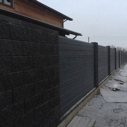Фотография готовогопроекта по установке заборов