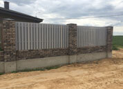 Фотография готовогопроекта по установке заборов