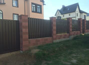 Фотография готовогопроекта по установке заборов