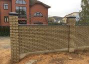 Фотография готовогопроекта по установке заборов