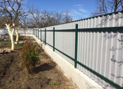 Фотография готовогопроекта по установке заборов